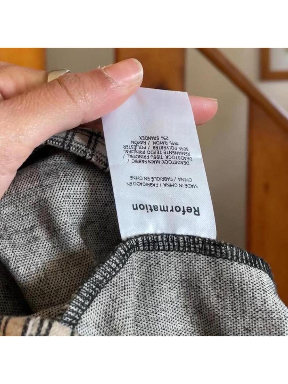 Reformation plaid checkered mini skirt Size 2 - Picture 4 of 4